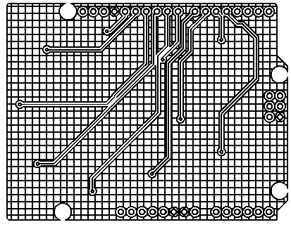 Radial Test Board (bottom view)