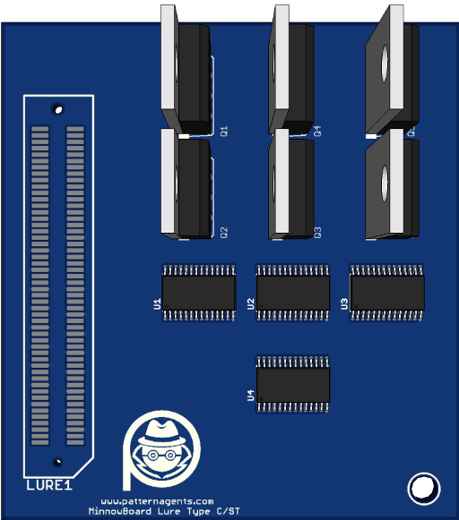 MinnowBoard Type C Lure (top view)